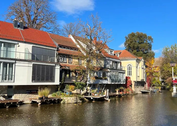 Schildblick Modernes Direkt In Der Altstadt Von Nahe Der Kraemerbruecke - Innenstadtlage * エアフルト
